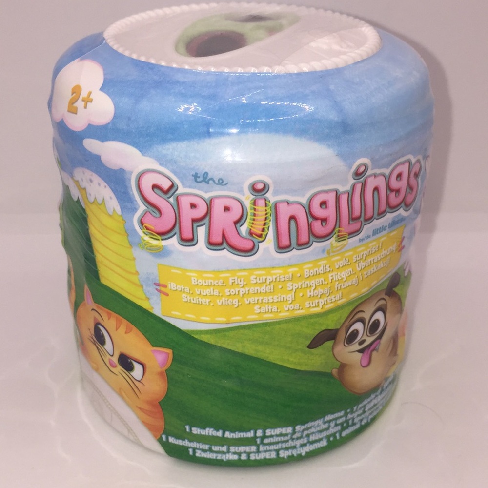 Little Tikes Springlings Surprise Plush Toy Green Stuffed Animal